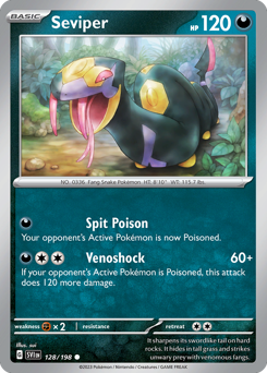 Seviper #128 Scarlet & Violet