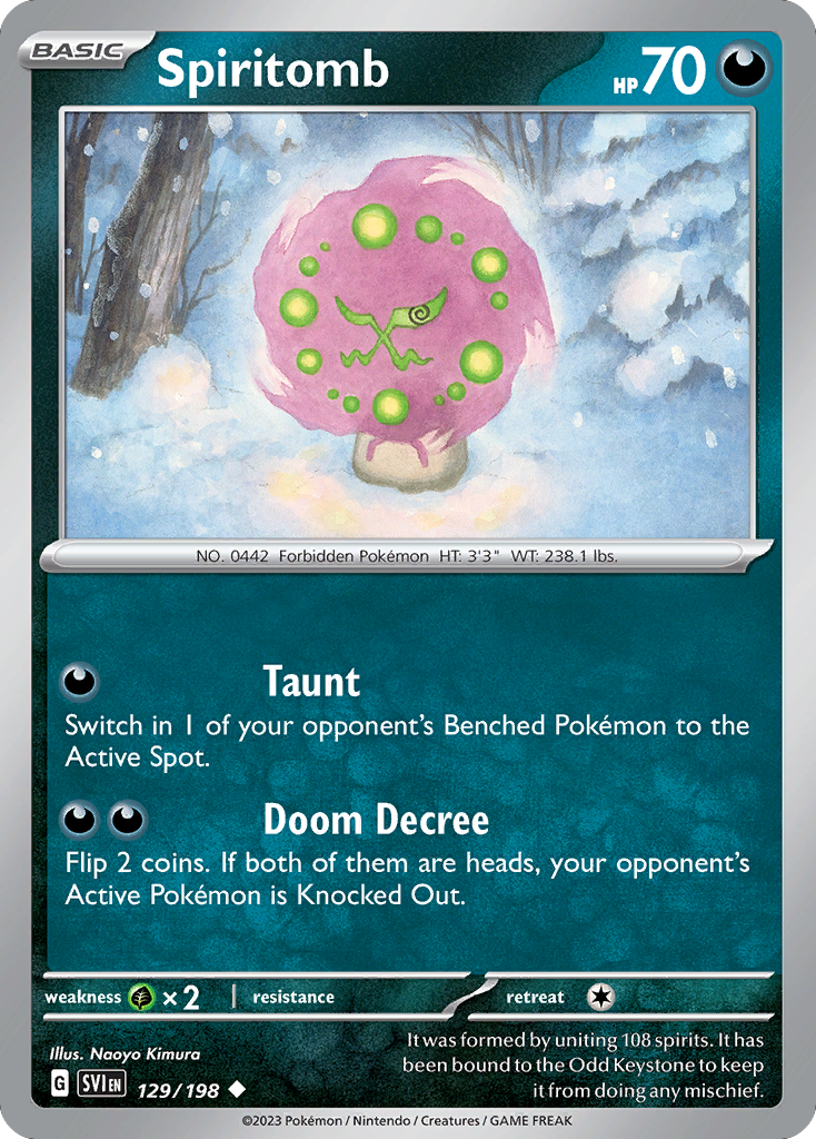 Spiritomb #129 Scarlet & Violet