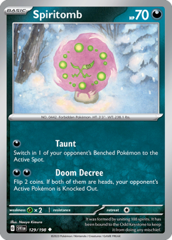 Spiritomb #129 Scarlet & Violet