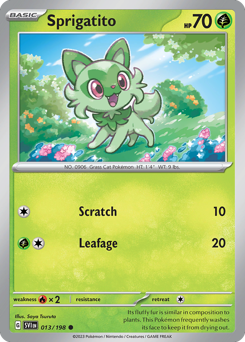 Sprigatito #13 PSA 10