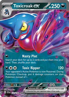 Toxicroak ex #131 Scarlet & Violet