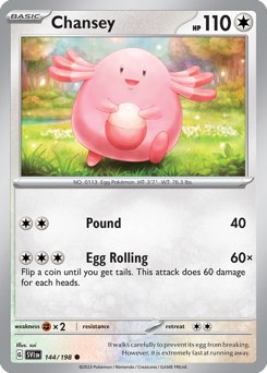 Chansey #144 Scarlet & Violet