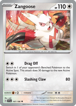 Zangoose #147 Scarlet & Violet