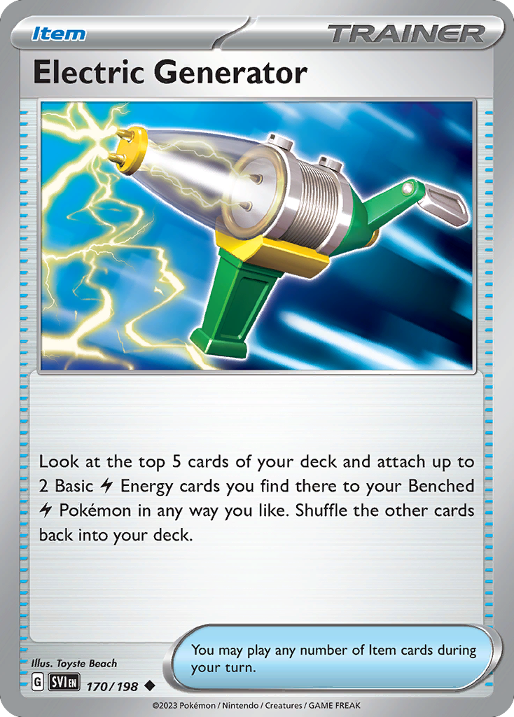 Electric Generator #170 Scarlet & Violet