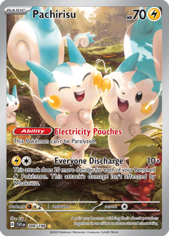 Pachirisu #208 Scarlet & Violet