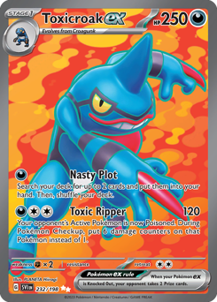Toxicroak ex Scarlet & Violet #232