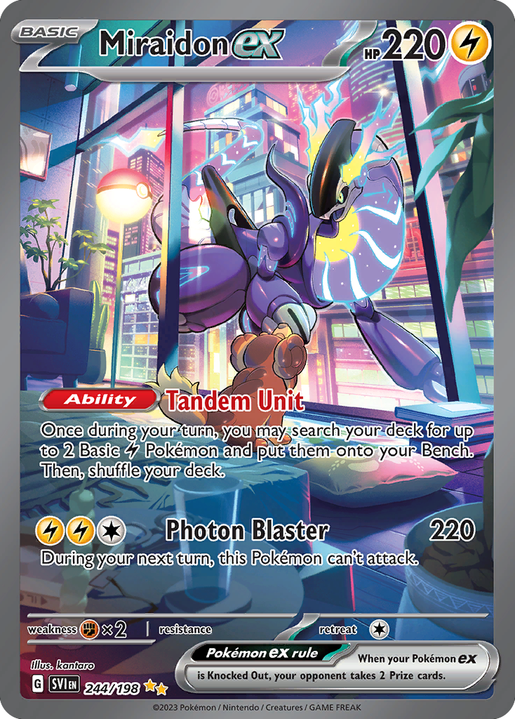 Miraidon ex #244 Scarlet & Violet