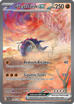 Great Tusk ex #246 Scarlet & Violet
