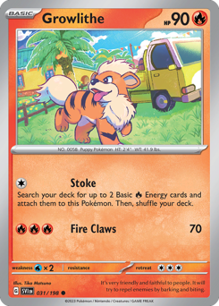 Growlithe #31 Scarlet & Violet
