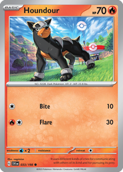 Houndour #33 Scarlet & Violet