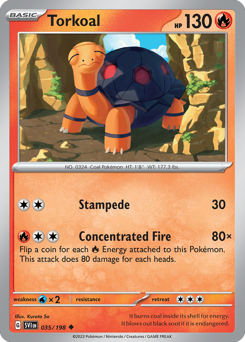 Torkoal #35 Scarlet & Violet