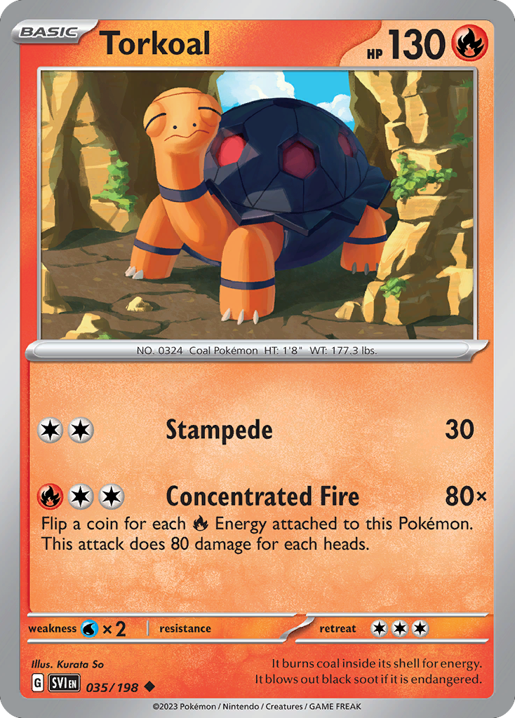 Torkoal #35 Scarlet & Violet