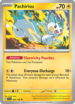 Pachirisu #68 Scarlet & Violet