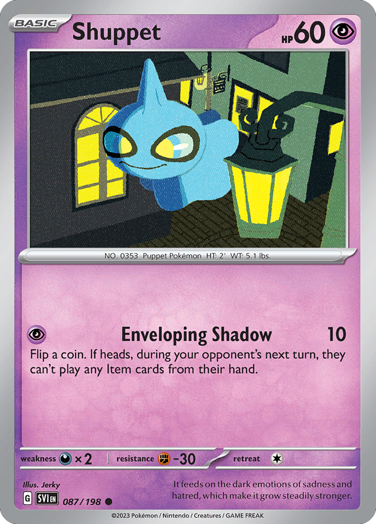 Shuppet #87 Scarlet & Violet