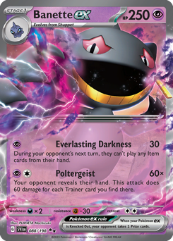 Banette ex #88 Scarlet & Violet