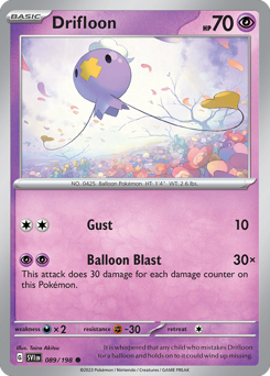 Drifloon #89 Scarlet & Violet