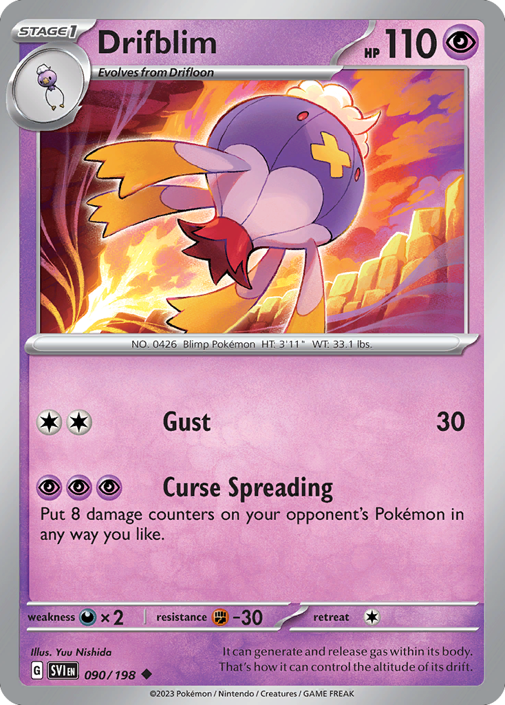 Drifblim #90 Scarlet & Violet