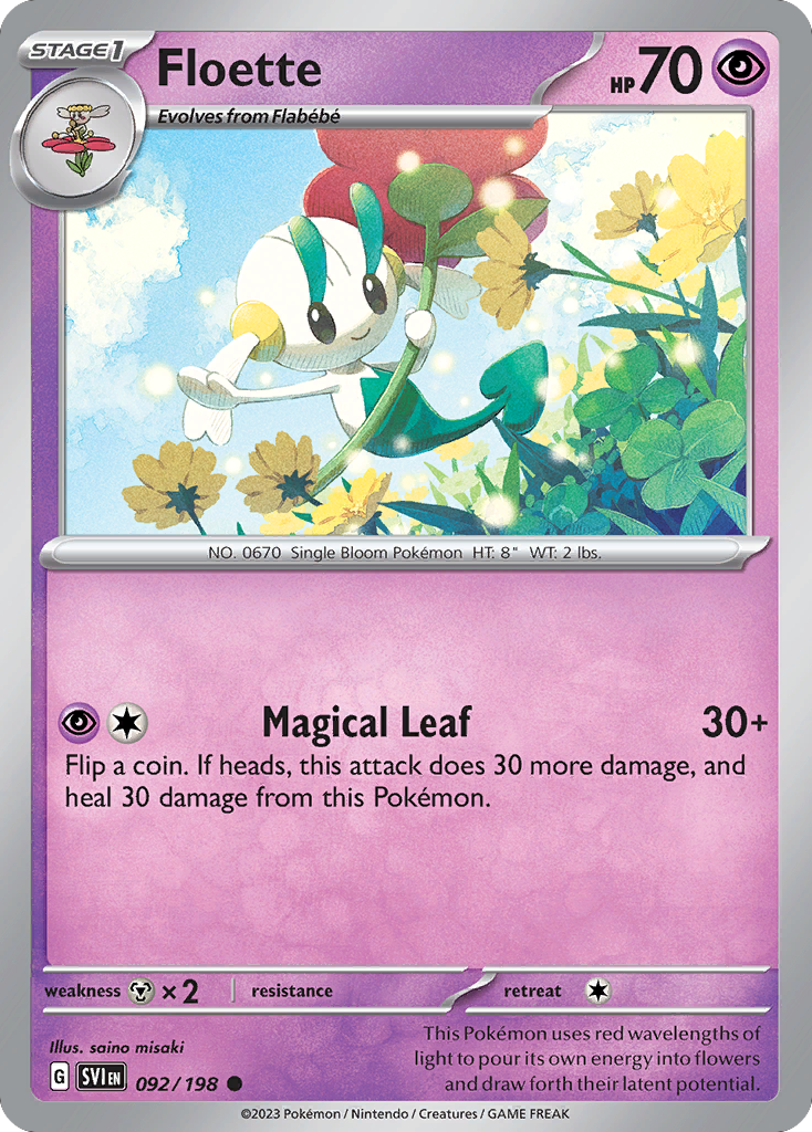 Floette #92 Scarlet & Violet