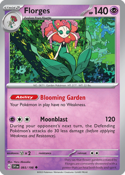 Florges #93 Scarlet & Violet