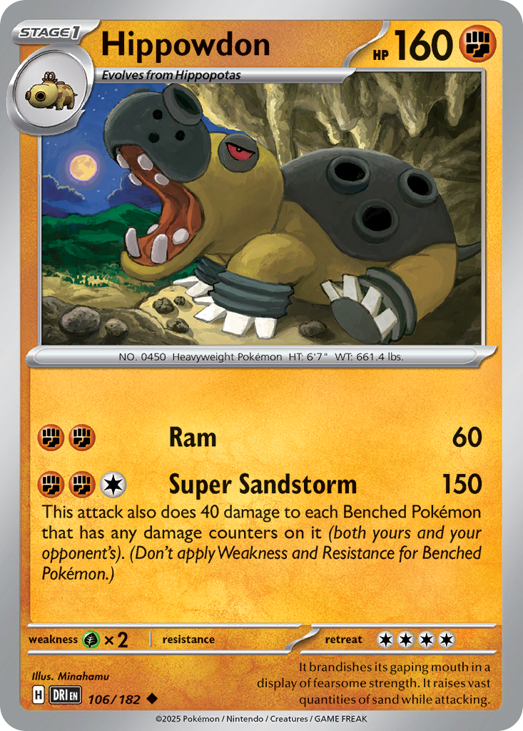Hippowdon #106 Destined Rivals