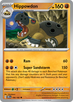 Hippowdon #106 Destined Rivals