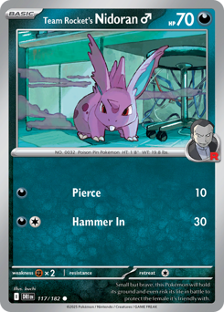 Team Rocket's Nidoran♂ #117 Destined Rivals