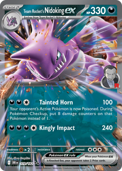 Team Rocket's Nidoking ex #119 Destined Rivals