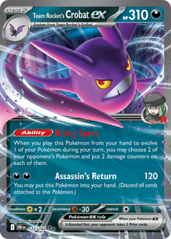 Team Rocket's Crobat ex #122 Destined Rivals