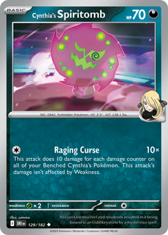 Cynthia's Spiritomb #129 Destined Rivals