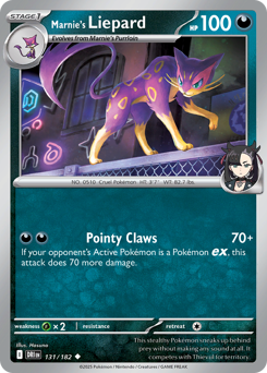 Marnie's Liepard #131 Destined Rivals