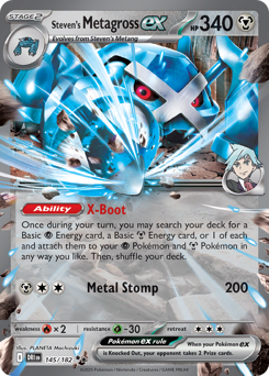 Steven's Metagross ex #145 Destined Rivals