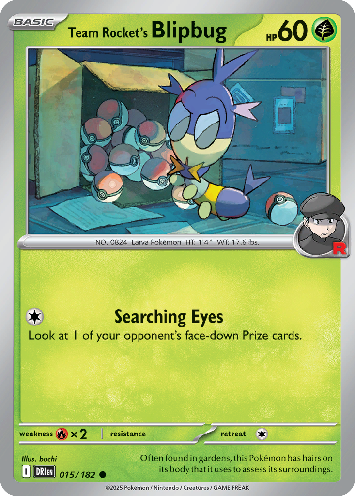 Team Rocket's Blipbug #15 Destined Rivals