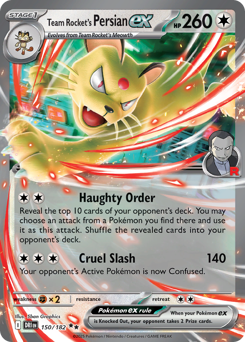 Team Rocket's Persian ex #150 Destined Rivals