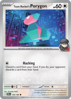 Team Rocket's Porygon #153 Destined Rivals