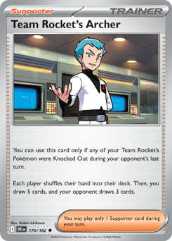 Team Rocket's Archer #170 Destined Rivals