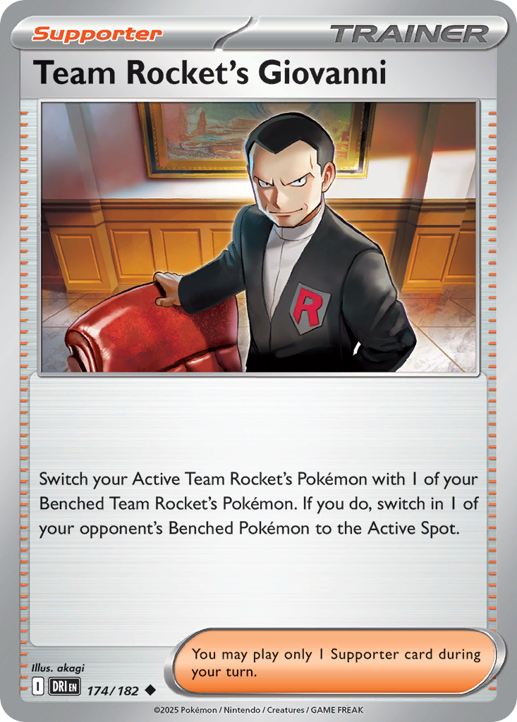 Team Rocket's Giovanni #174 Destined Rivals