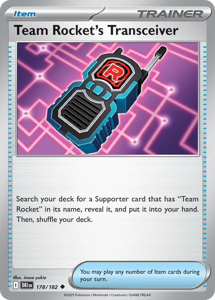 Team Rocket's Transceiver #178 Destined Rivals