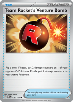 Team Rocket's Venture Bomb #179 Destined Rivals
