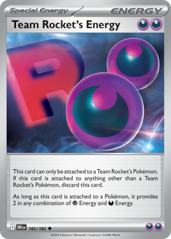 Team Rocket's Energy #182 Destined Rivals