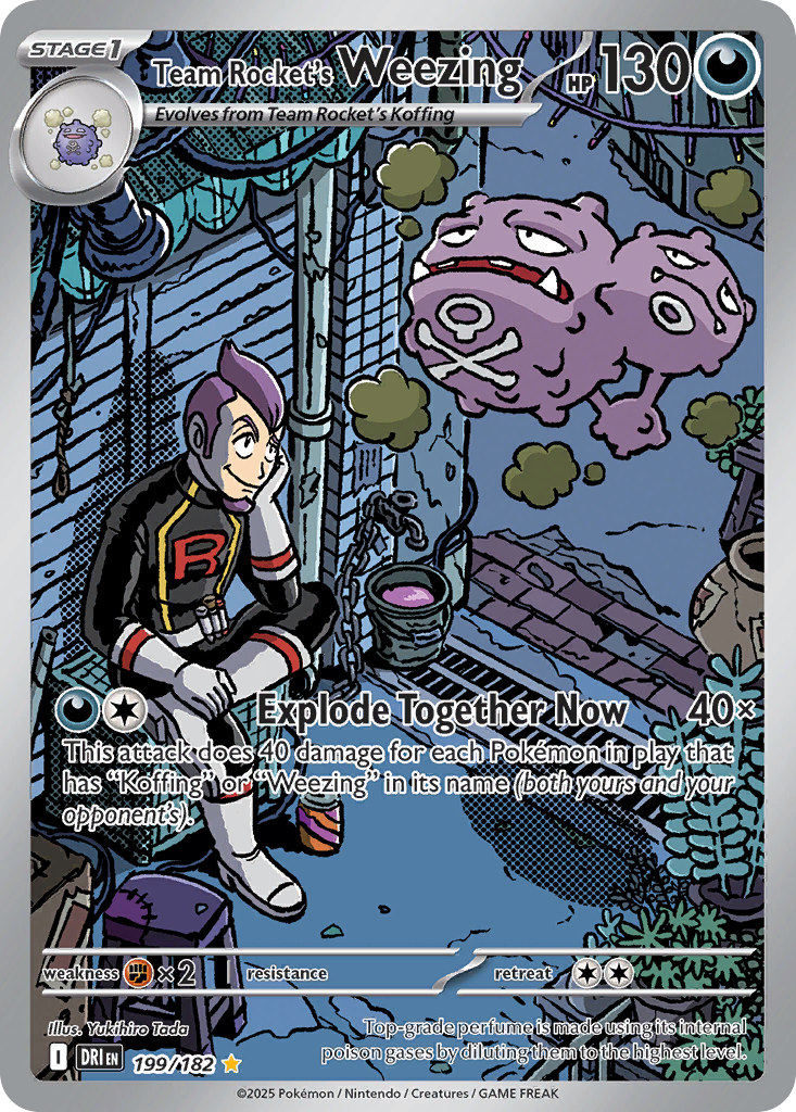 Team Rocket's Weezing #199 Destined Rivals