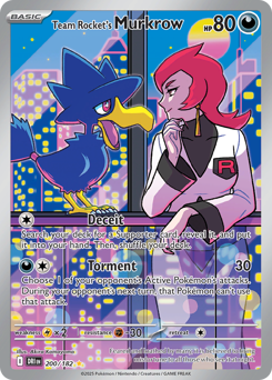 Team Rocket's Murkrow #200 Destined Rivals