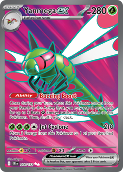 Yanmega ex #206 Destined Rivals