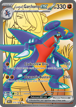 Cynthia's Garchomp ex #215 Destined Rivals