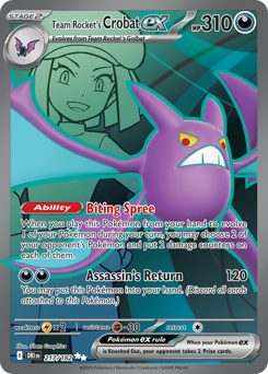 Team Rocket's Crobat ex #217 Destined Rivals