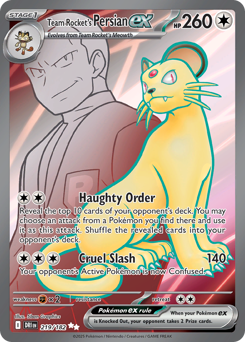 Team Rocket's Persian ex #219 Destined Rivals