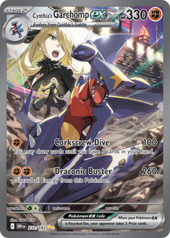 Cynthia's Garchomp ex — Destined Rivals chase card