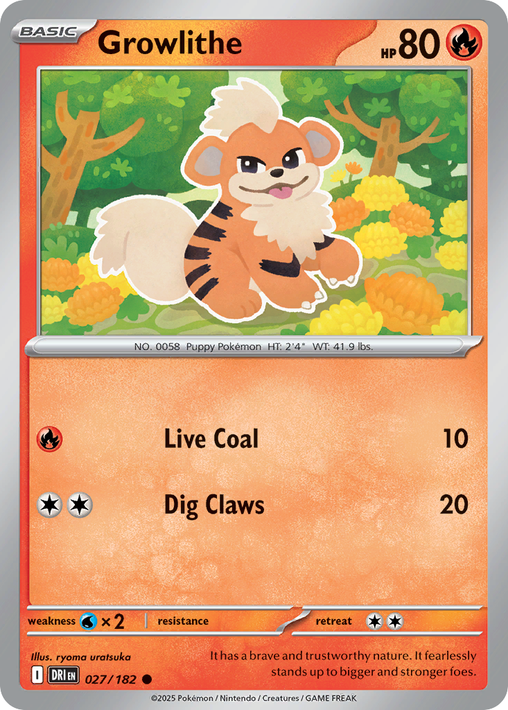 Growlithe #27 Destined Rivals