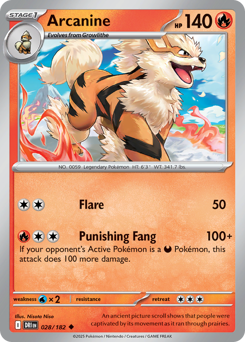Arcanine #28 Destined Rivals