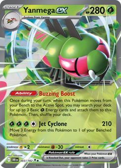 Yanmega ex #3 Destined Rivals