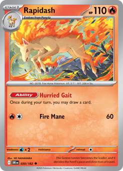Rapidash #30 Destined Rivals